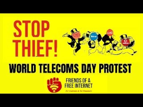 World Telecoms Day Protest